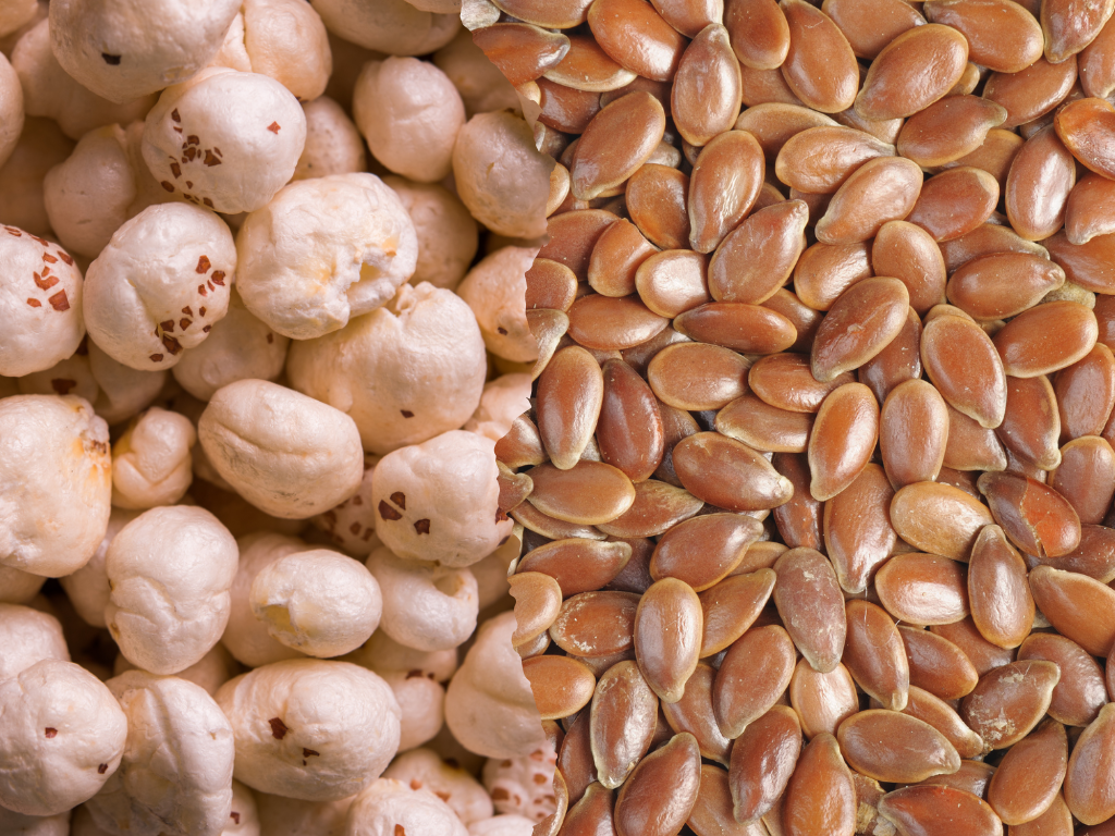 Makhana (Lotus Seeds) vs Flaxseeds | What Makhana Contains