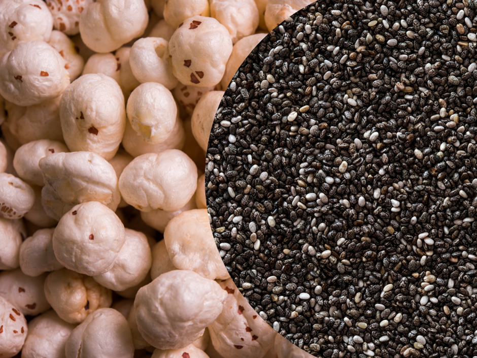 Makhana (Lotus Seeds) vs Chia Seeds